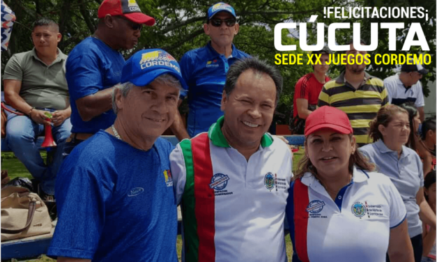 CÚCUTA SELECCIONADA PARA LOS XX JUEGOS NACIONALES